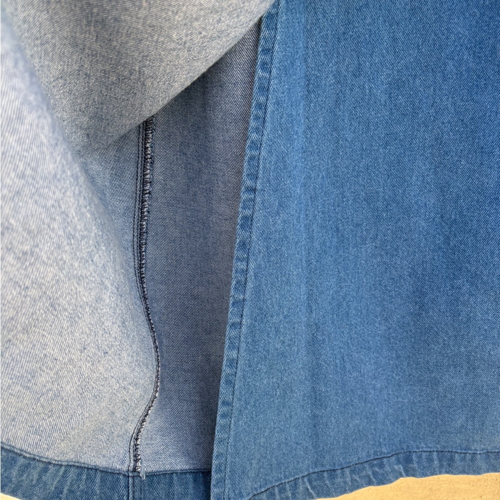 L.L. Bean Classic Blue Midi Skirt - Picture 7 of 9
